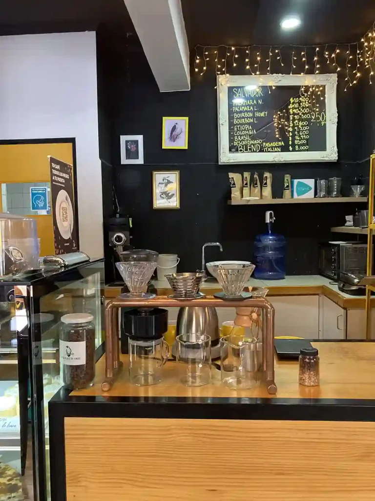 Peregrino Coffee Roasters interior